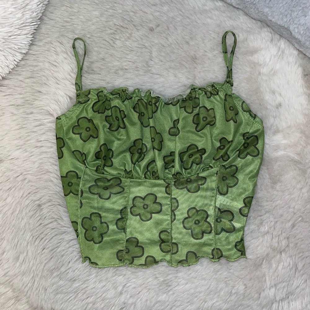Green SHEIN Top